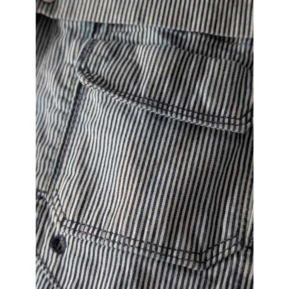 Dovetail Workwear Freshley Overalls Hickory Stripe 4/30 Vintage Finish Utility - Picture 7 of 12